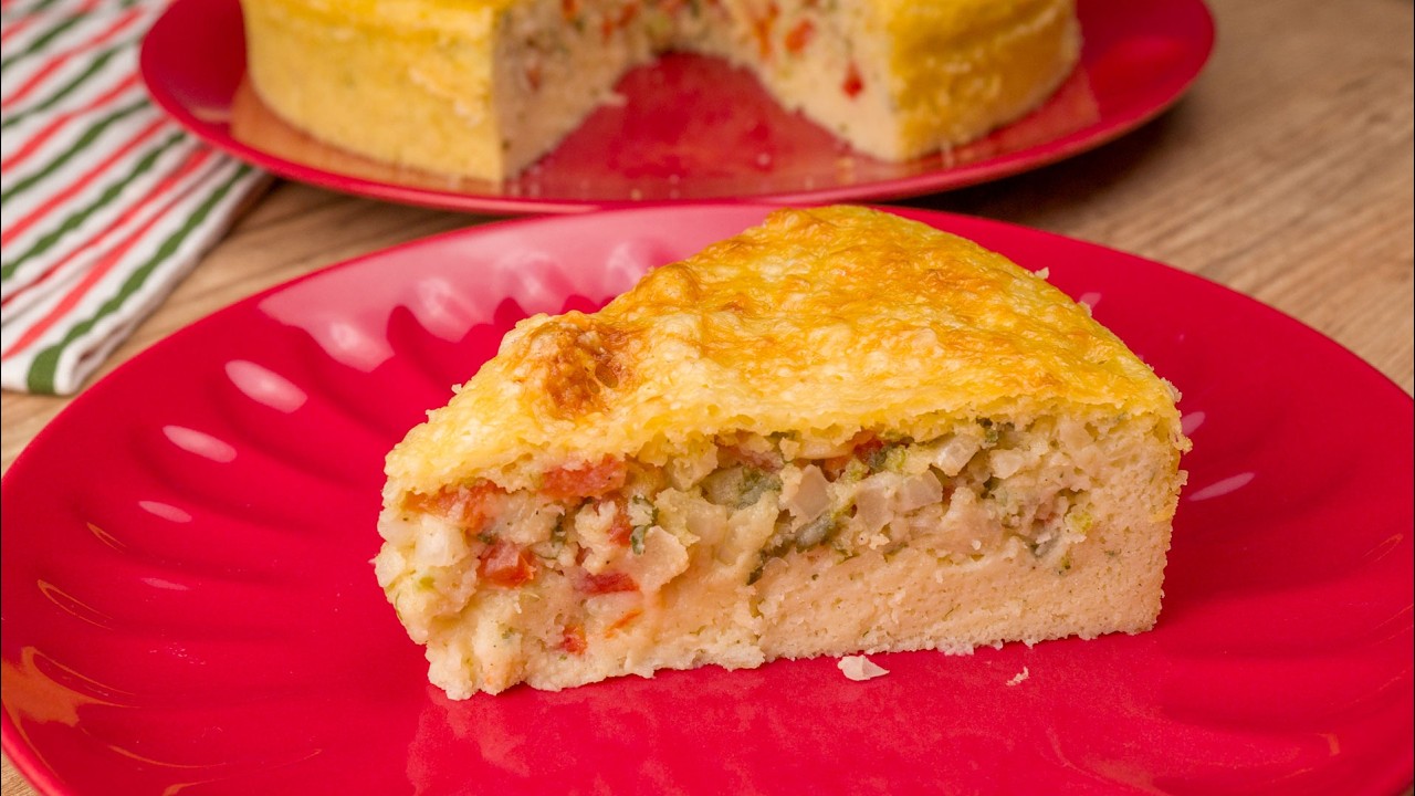 Receita Incrível de Torta de Vinagrete na Airfryer Fácil, Rápida e Sem Trigo