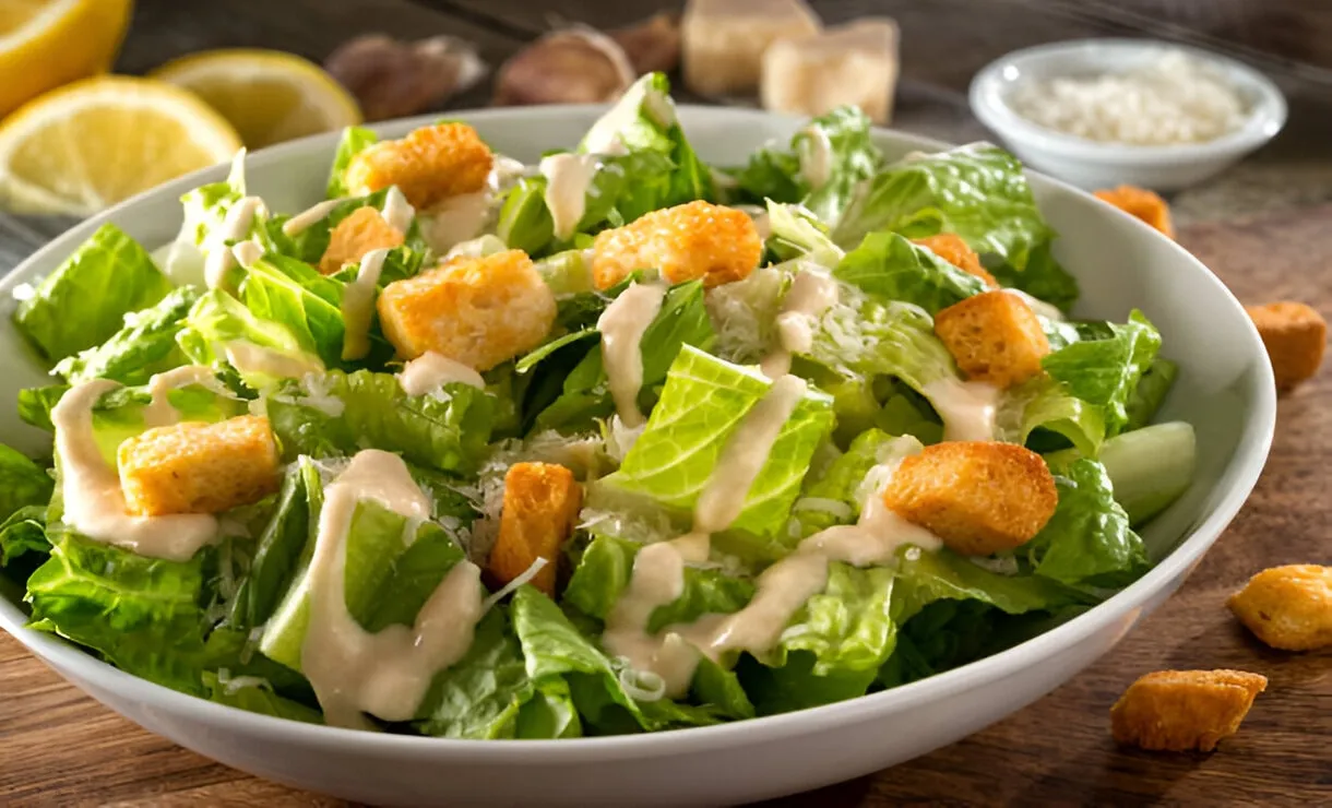 Salada Caesar Caseira Irresistível: Uma Opção Saudável para Refeições Rápidas