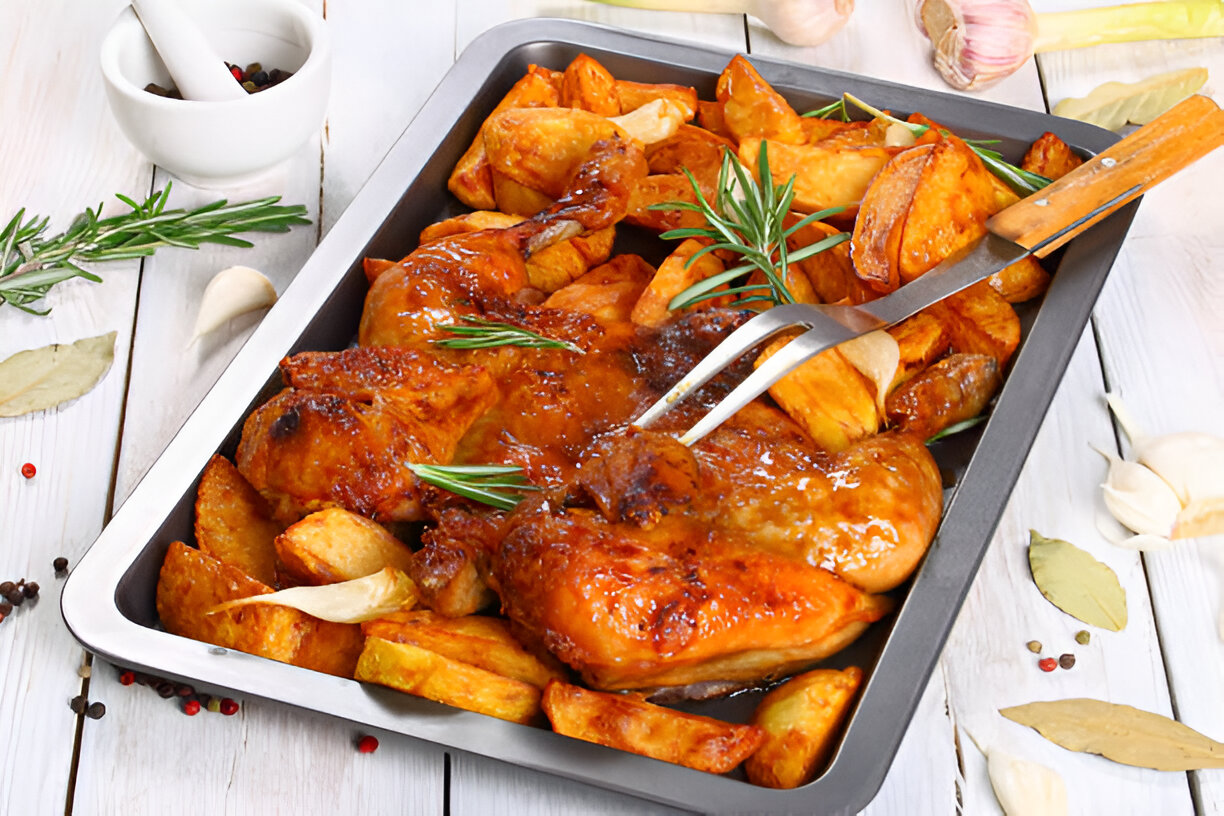 Frango de air fryer suculento