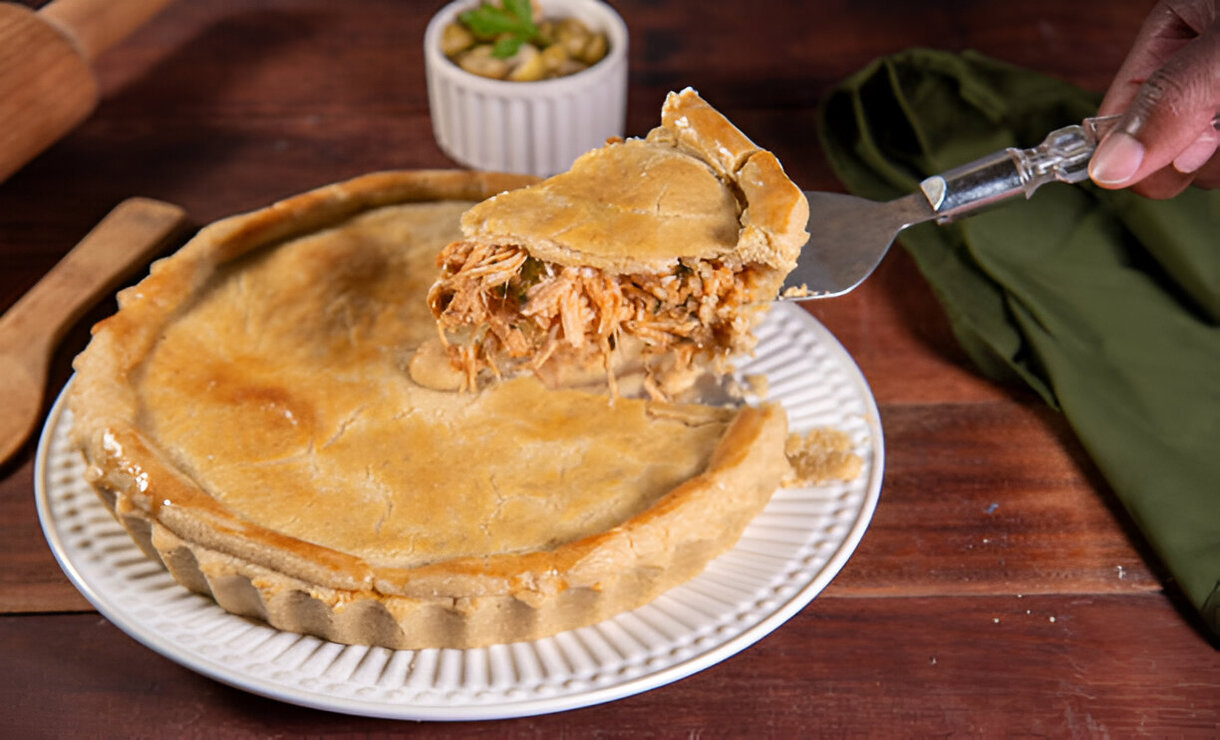 Torta de Frango com catupiry