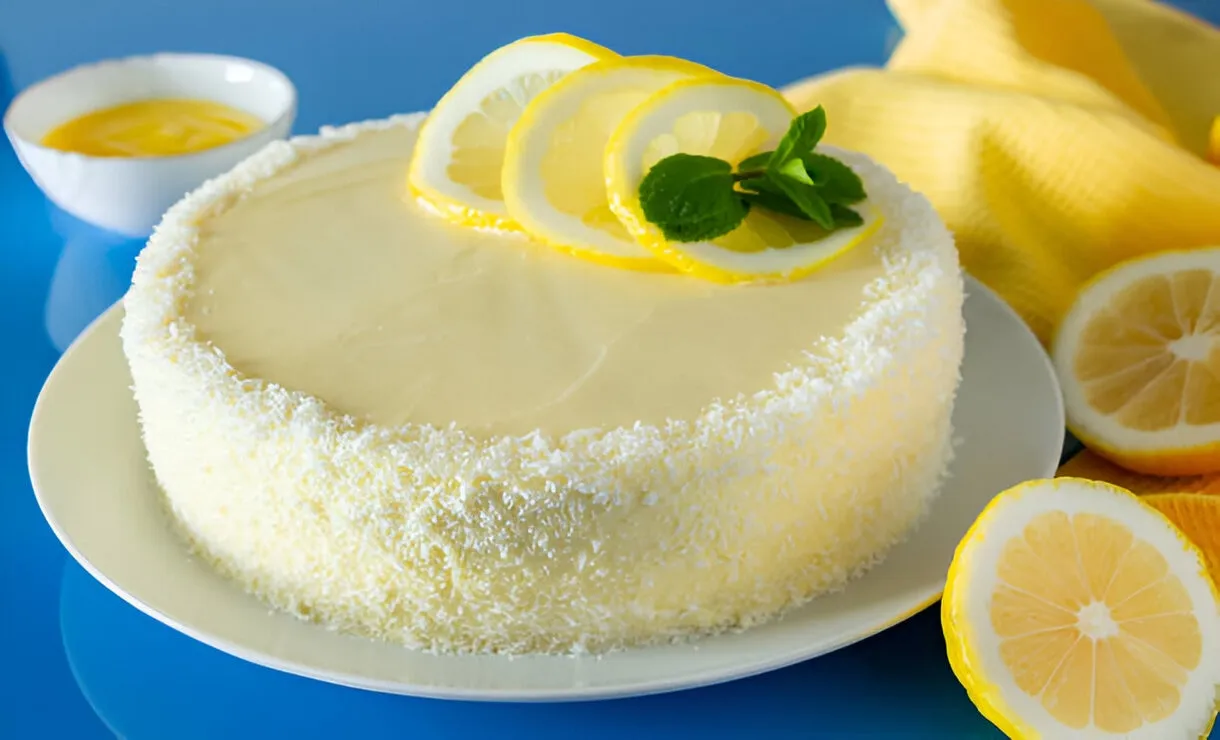 Bolo de Limão com Cobertura Que é de Comer Lambendo os Dedos de Tão Gostoso